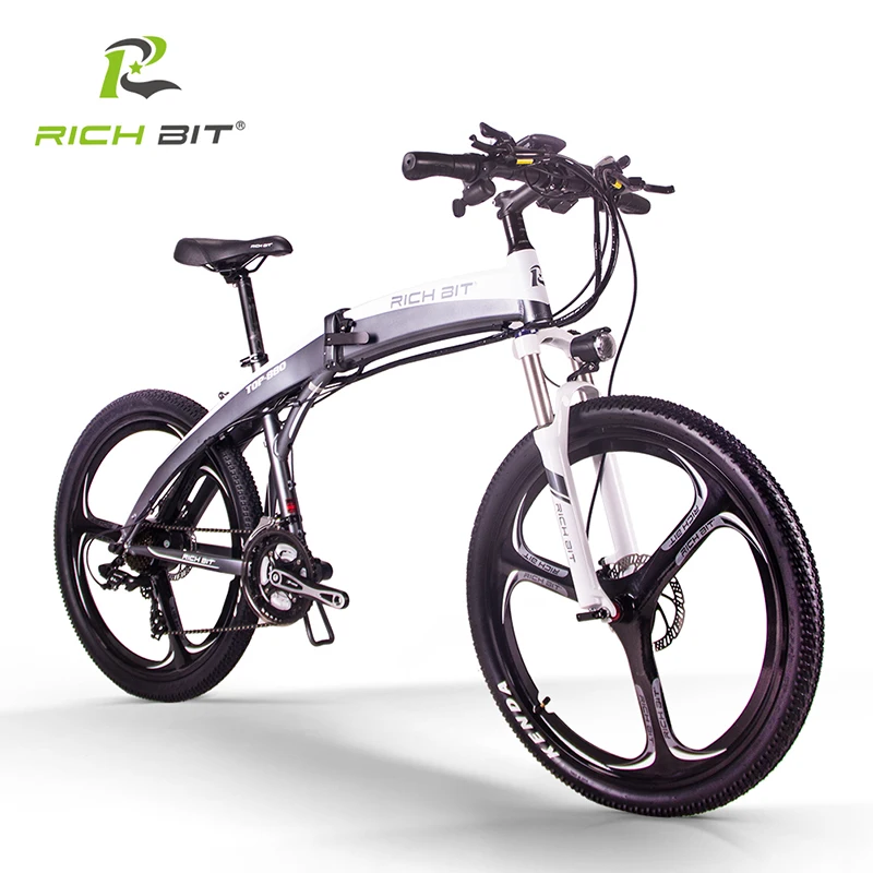 Flash Deal RichBit New RT-880 Electric Bike Folding ebike Mountain Hybrid Electric Bicycle Frame Inside Li-on 36V*250W 9.6Ah Battery ebike 0