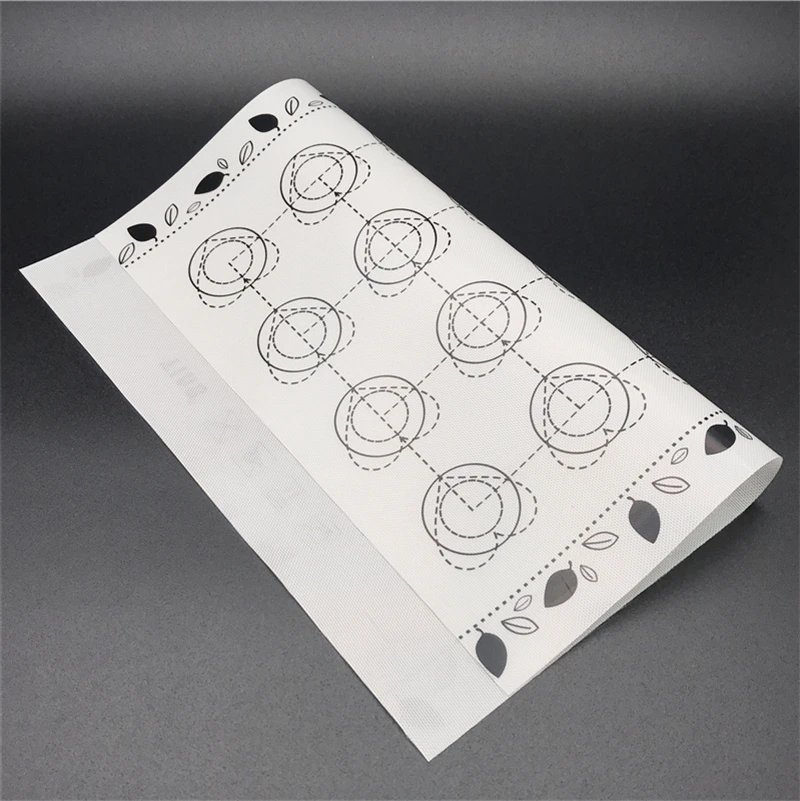 Aomily Silicone Dough Mat Bakeware 29*26cm Macaron 20 Circles Baking Sheet Tray Liner Mat Pastry Oven Pasta Tool Cake Pad