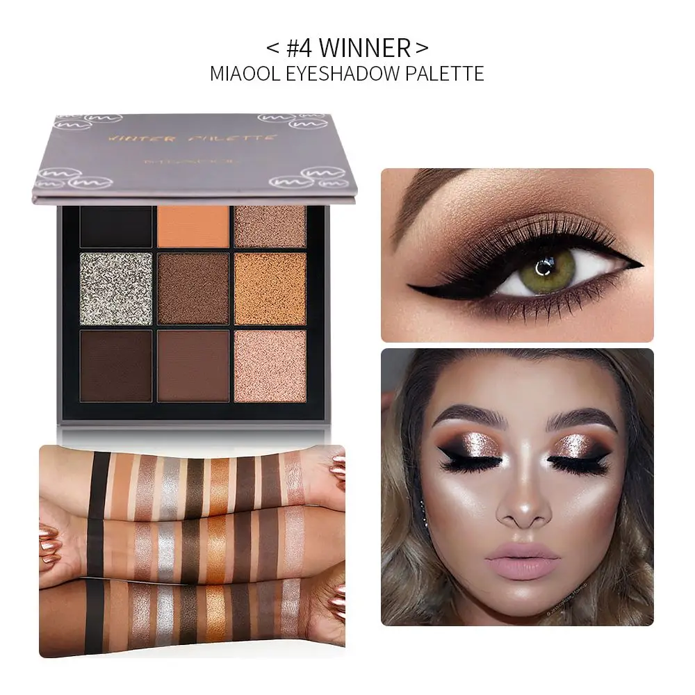 Модные матовые тени для век Smoky Eyes палитра теней косметика телесного цвета