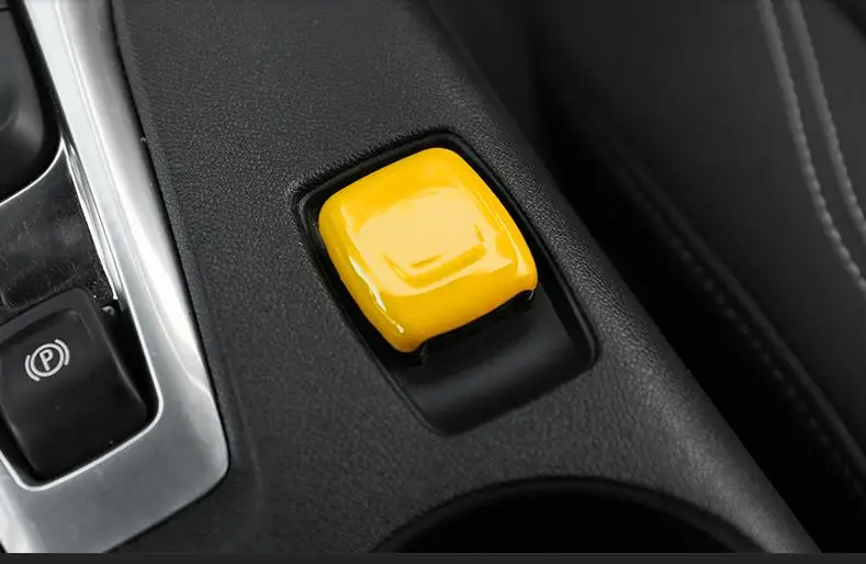 Наивысшего качества из нержавеющей стали в роспись желтый автомобиль внутри декоративные аксессуары обложки планки для 2016 2017 Chevrolet Camaro