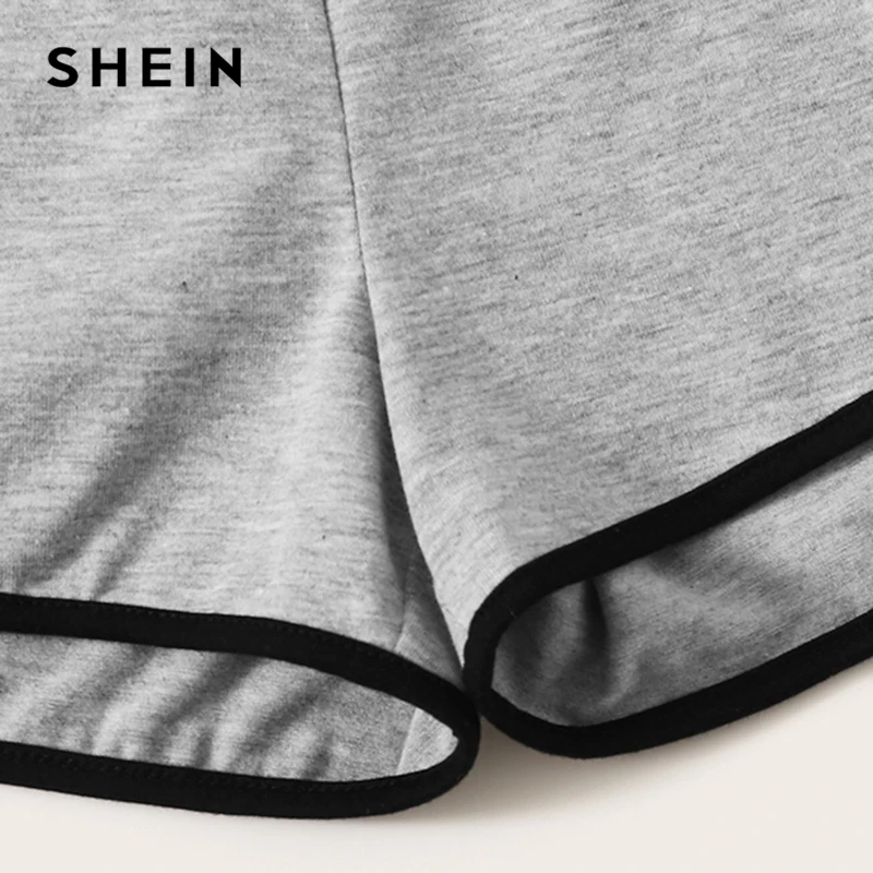 SHEIN/детский комплект одежды для девочек, топ с надписью и перекрещивающимися кромками и шорты с дельфинами, г. Летняя одежда без рукавов для активного отдыха комплект с вырезами