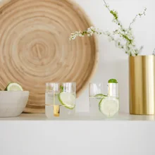 6 упаковок японский ins прозрачное покрытие золотой крест Бытовая стеклянная чашка холодный напиток сок чашка