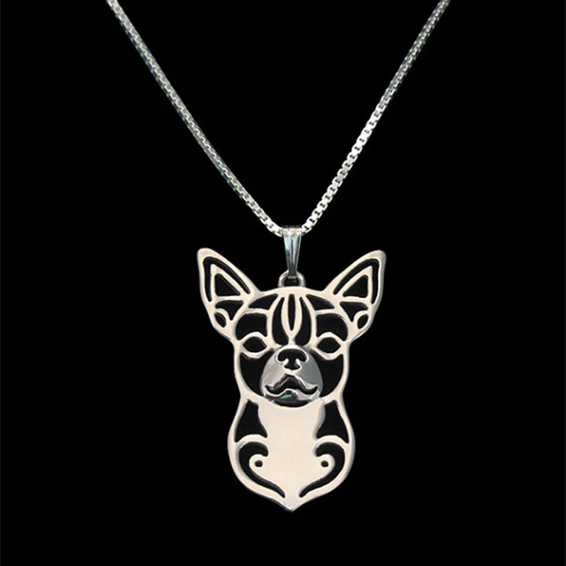 

New Unique Romantic Gold Silver Color Chihuahua Pendant Necklace Hunger Games Necklace Women Best Friend Choker