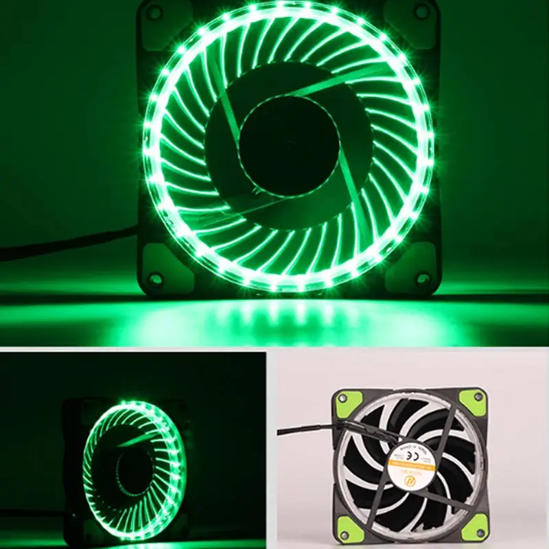 

12CM PWM Fan Solar Eclipse Hydraulic Bearing Quiet Cooling Case with Rubber Pads EM88