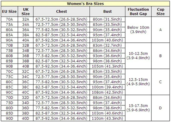 women beautiful thin cup bra big size bras c d 80 85 90 95 casual bra size in cm