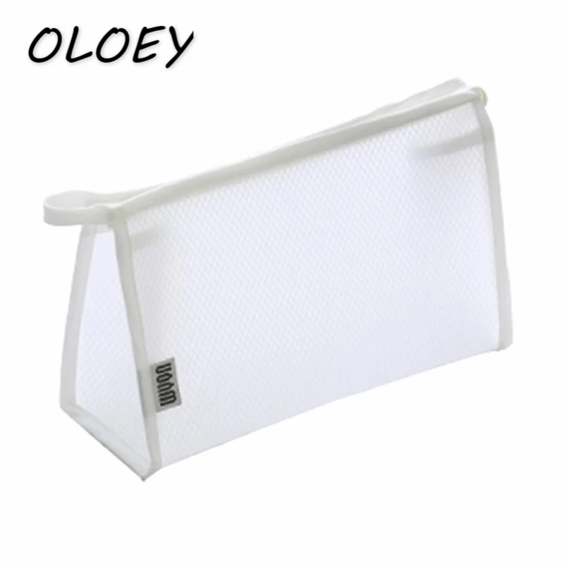 

PVC Transparent Cosmetic Bag For Women Waterproof Makeup Bag Female Holographic Toiletry Pouch Travel Unisex#