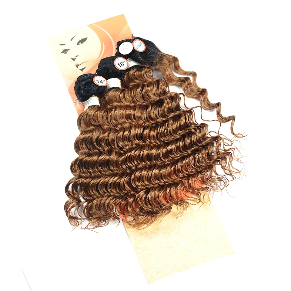 Pinshair Malaysian Hair 3 Bundles With Closure Ombre 1B 30 Blonde Brown Dark Roots Human Hair Bundles With Closure Non Remy Hair (22)