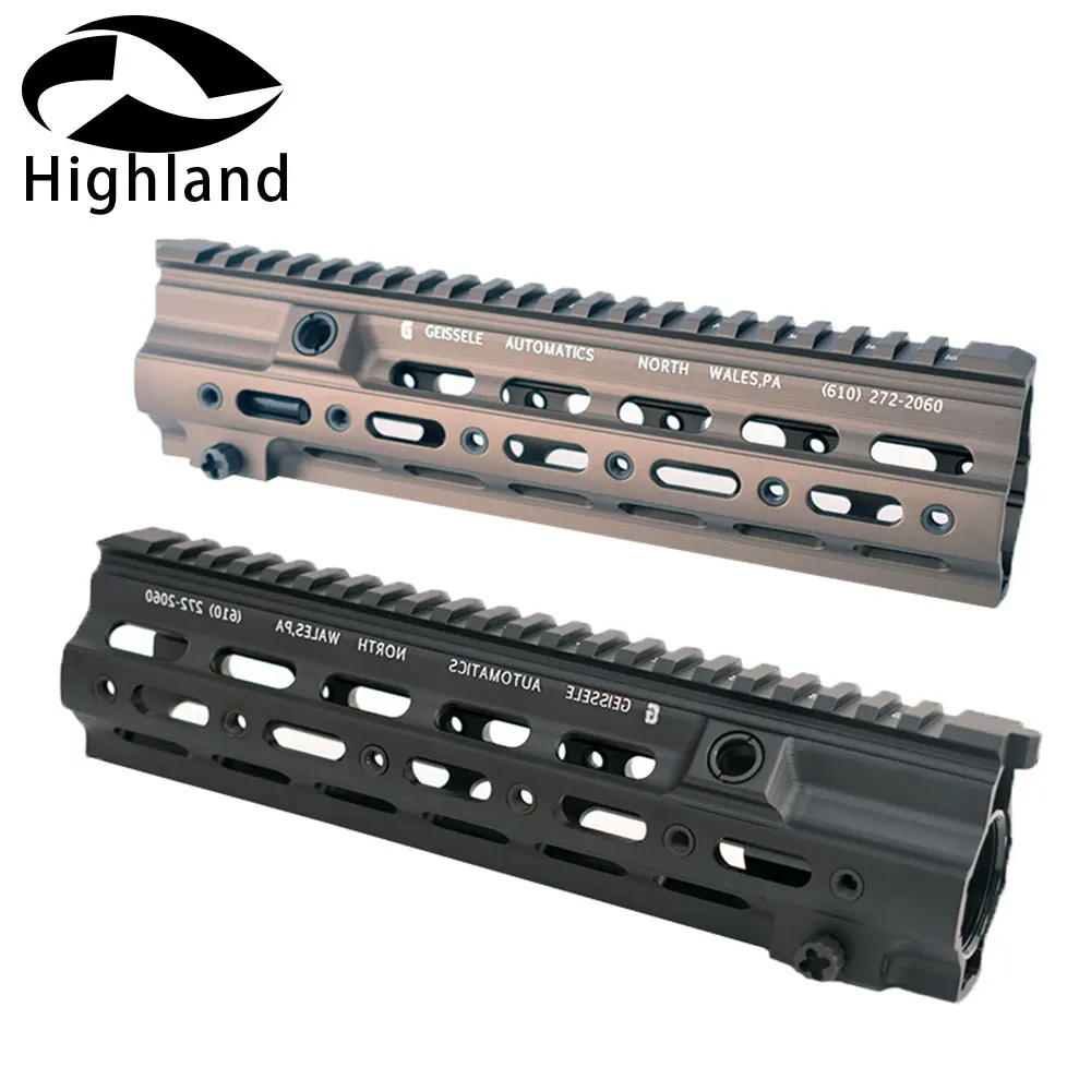 

Hunting HK416 Free Float Rail Handguard Fishbone Water Bullet Toy Modified Parts Hand guard