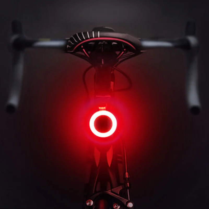 Многофункциональный светильник, велосипедный светильник с USB зарядкой, светодиодный велосипедный светильник, задний велосипедный фонарь для горного велосипеда, подседельный штырь - Цвет: as show