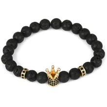 Мужские и женские общие цели Лава энергии ручной струны инкрустация точка дрель черный Цирконий Orna для мужчин ts