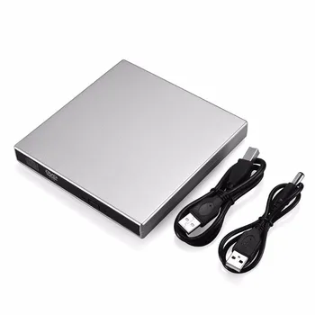 

Portable USB 2.0 External DVD-RW CD-RW CD DVD ROM Player Drive Writer Rewriter Burner For Laptop Computer Windows 7/8