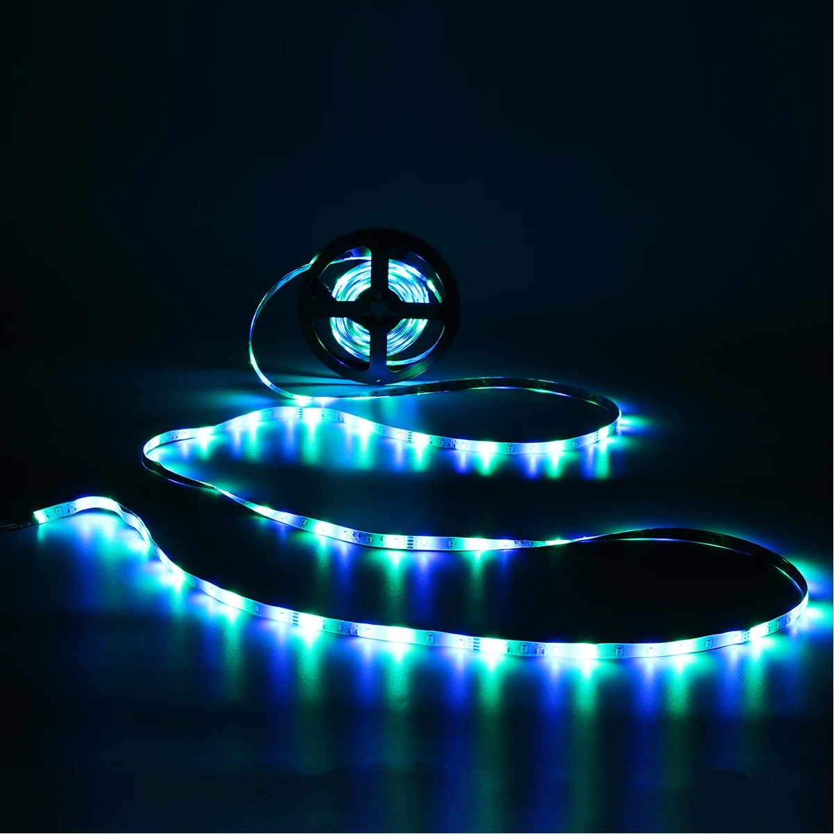 5M SMD2835 Alexa Smart Home WIFI Controller APP Control Non-waterproof RGB LED Strip Light DC12V