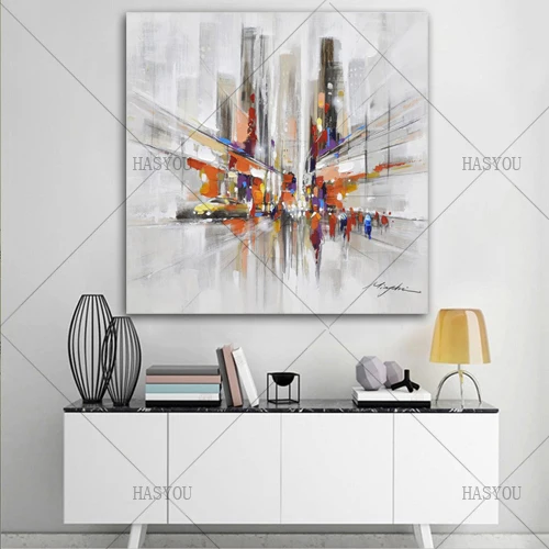 City-Downtown-New-York-Urban-Streets-Modern-Picture-Hand-Painted-Abstract-Canvas-Oil-Painting-Handmade-Wall.jpg_640x640