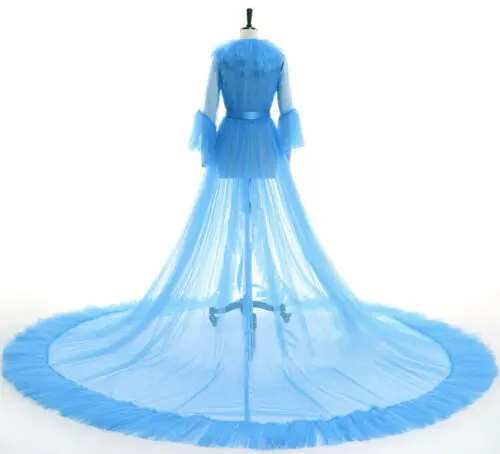 Sexy Women Mesh Lace Nightgown Robe Dress Babydoll Nightdress Sleepwear