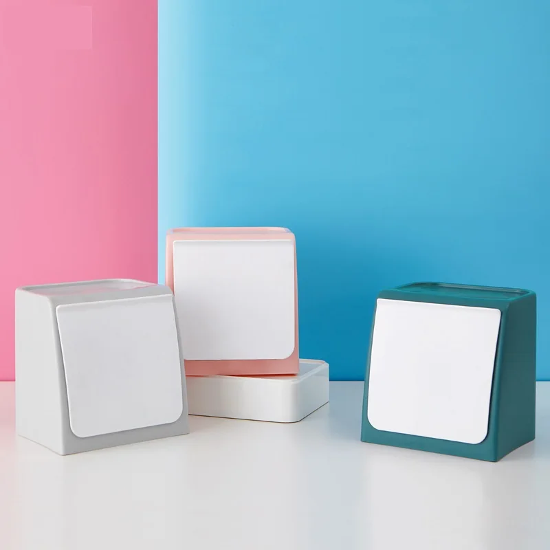 

Mini Waste Bin for Makeup Waste Wall Mounted Kitchen Garbage Bin Creative Simple Deisgn Mini Table Bin for Bathroom Waste