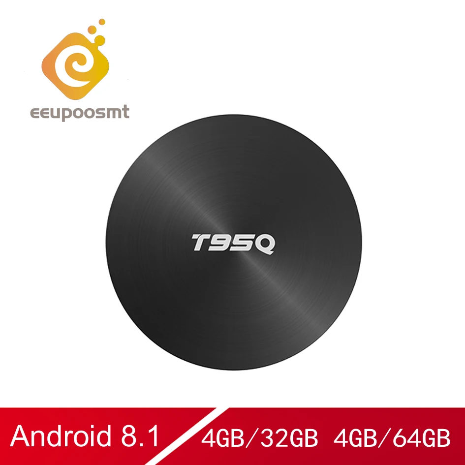 

T95Q Smart TV Android 8,1 Amlogic S905X2 Set Top Box GUP-Quad Cortex-A534GB 32GB 64GB tv boxs