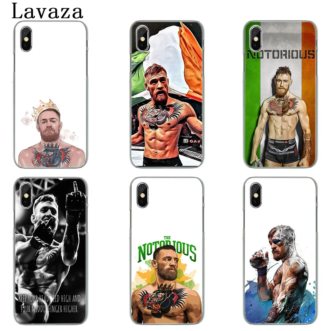 Твердый чехол для телефона Lavaza Conor McGregor iPhone XR X XS 11 Pro Max 10 7 8 6 6S 5 5S SE 4