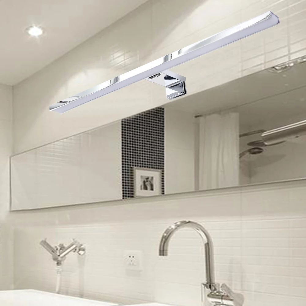 Cro светодиодный настенный светильник 8 Вт 600LM водонепроницаемый светильник для ванной комнаты макияж туалетный бар светодиодный светильник передний зеркальный светильник ing IP44 теплый белый