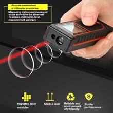 Лазерный дальномер высокоточная электронная линейка Инфракрасный измерительный прибор для измерения 40 метров