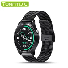 Neue GW01 Smart Uhr Android IPS MTK2502 Bluetooth 4,0 Leben Wasserbeständigkeit Pulsmesser Schrittzähler Metall Band Smartwatch