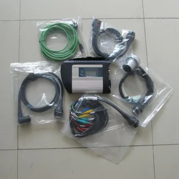 

2017 Newest Version MB Star C4 Diagnostic Tool MB SD C4 multiplexer with full set cables work for MB Car and Truck Auto Scanner