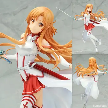 

Anime Sword Art Online SAO Yuuki Asuna PVC Action Figure Collection Model Toys Doll 23cm