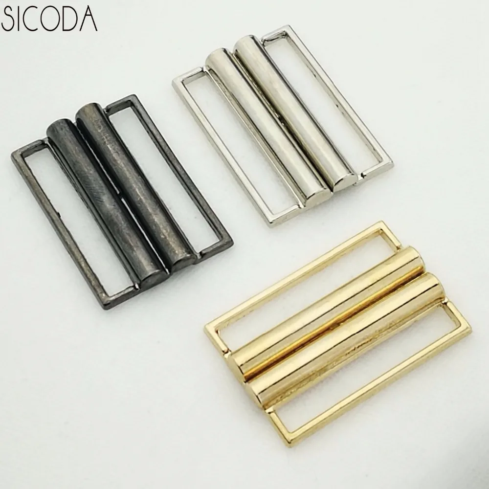 

Бикини SICODA, 4 шт./лот, тонкая пряжка, многоразмерный металлический зажим для бюстгальтера, застежка для одежды