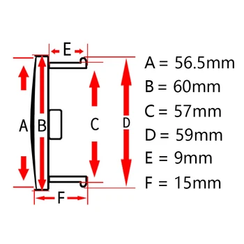 

4pcs 60MM with 56mm Aluminum Logo Car Wheel Center Caps Cover Emblem Wheel Center Hub Badge Rim Hubcap Car Styling