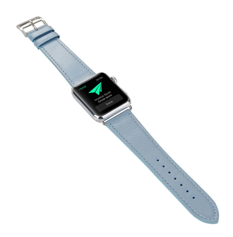 Ремешок из натуральной кожи для apple Watch band 4 (iwatch 5) 44 мм 40 мм apple watch 3 2 1 ремешок 42 мм 38 мм браслет Ремешки для наручных часов