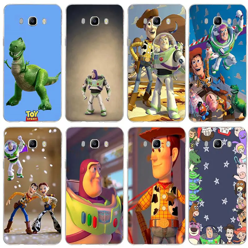 

For Coque Samsung Galaxy J1 J2 J3 J4 J6 J5 J7 J8 A3 A5 A7 2016 2017 2018 Cover Soft TPU Silicone Cover Toy Story 4 Buzz Woody