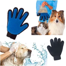 True Silicone pet brush Glove Touch Deshedding Gentle Efficient Pet Grooming Dogs Bath Pet cleaning Supplies Pet Dog Accessories