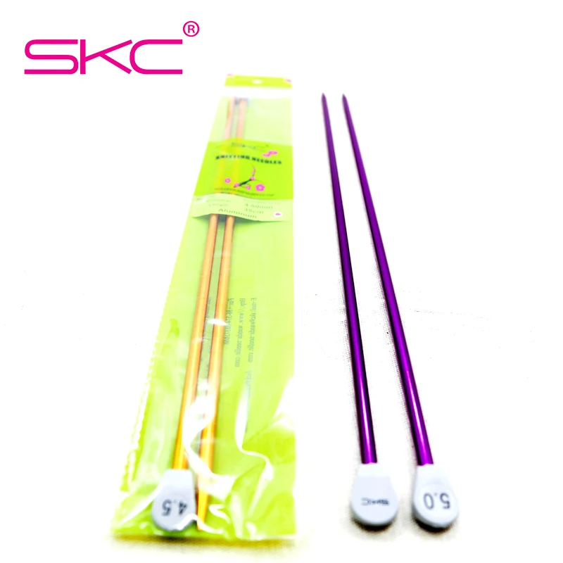 

SKC 35cm Knitting Needles 2pcs/set Aluminum Straight Knitting Needles Crochet Hooks High Quality Single Head Knitting Needles
