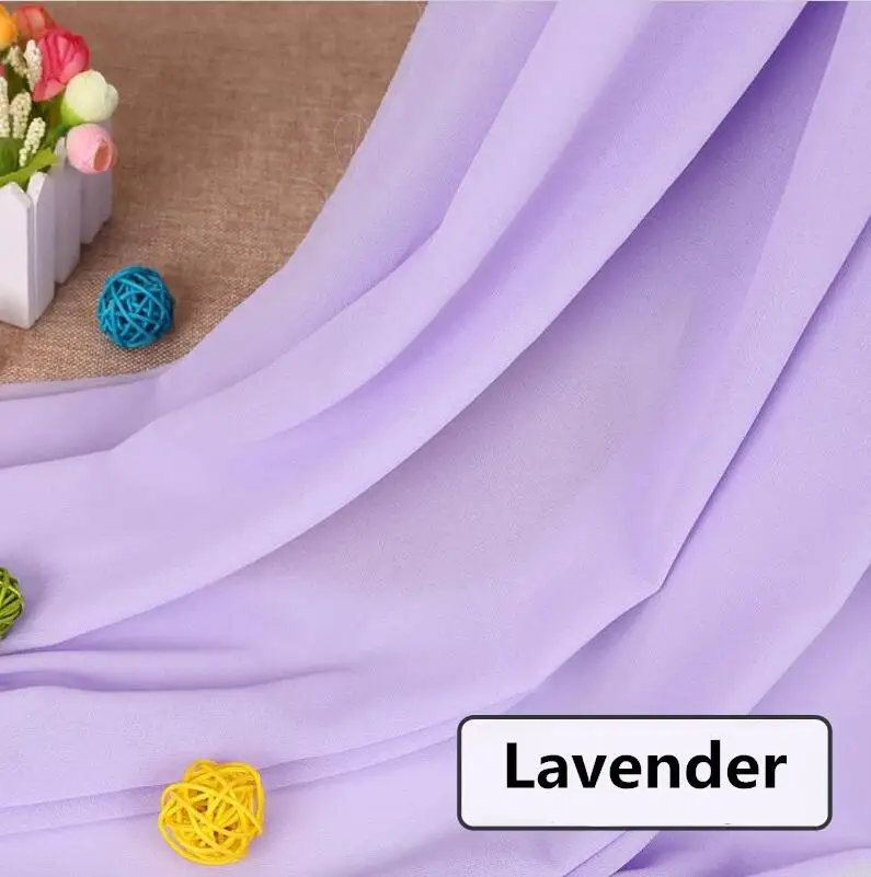 Женская элегантная эластичная шифоновая юбка с высокой талией, Повседневная Свободная однотонная длинная юбка, 7 видов цветов, лето, Vestido, большие размеры 6XL 7XL - Цвет: Lavender