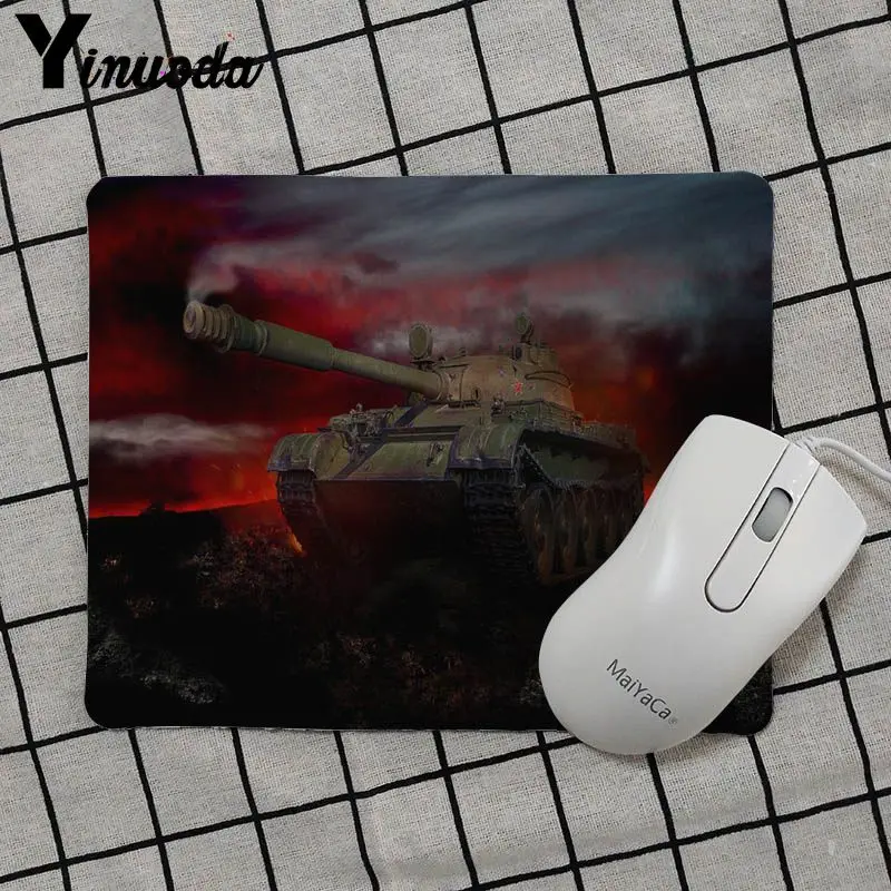 Yinuoda World Of Tanks игровая уникальная настольная панель игровой резиновый коврик для компьютерной мыши PC Компьютерная игровая мышь коврик для компьютерного геймера