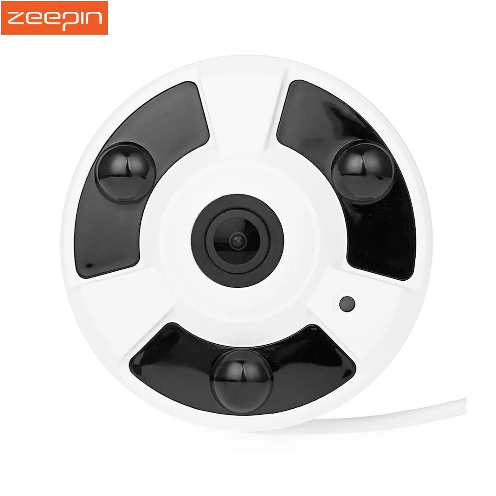 New S502 WiFi 720P H.264 Support ONVIF and Motion Detection IR20m Viewing Angel 360 Degree Wireless Security IP Camera