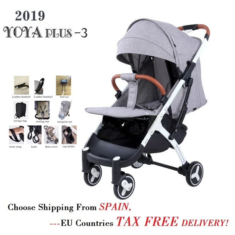 

YOYAPLUS 2019 baby stroller folding travel baby carriage 0~36month baby pushchair infant trolley stroller 10 gifts, 5 USD coupon