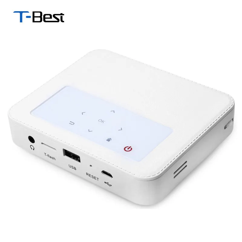 HaiWay H3000 Portable WiFi DLP Projector Android 4.4 Bluetooth 854 x