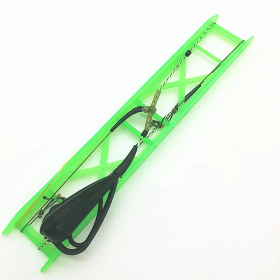 Carp Fishing Inline Method Feeder Fishing Bait Cage Hook Hair Rig Set