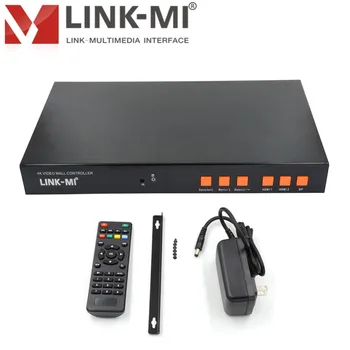 

LINK-MI LM-TV04-4K2K Video Wall Controller HDMI DP Mobile phone signal Processor 2x2 Four images stitching splicing