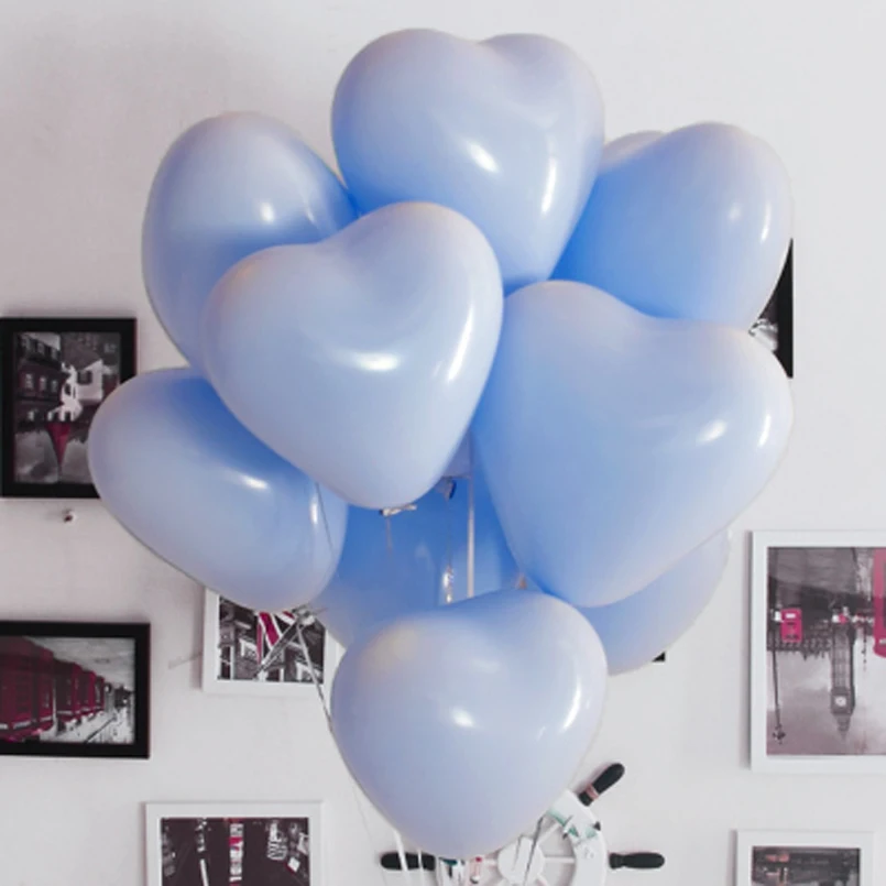 5 шт. 12 дюймов конфеты Макаруны латексные воздушные шары в форме сердца двухслойные гелиевые шары в форме сердца для свадьбы, дня рождения, вечеринки, украшения Globos