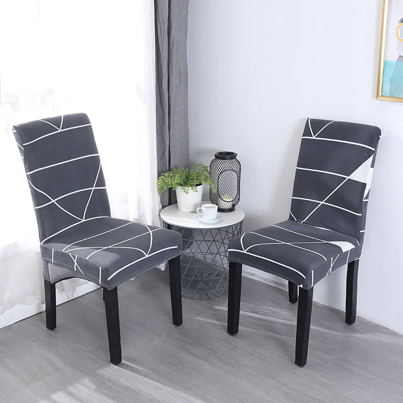 الهندسة كرسي مطبخ يغطي تمتد غطاء مقعد الأغلفة كرسي تمتد الأثاث يغطي البراز دنة منشفة غطاء مقعد 1 قطعة