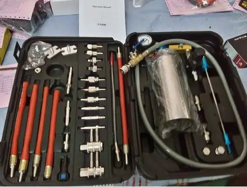 

GX100 Fuel Injection System Cleaning Throttle Toolkit for auto Fuel Injector and Cleaner Machine nozzle washing machine