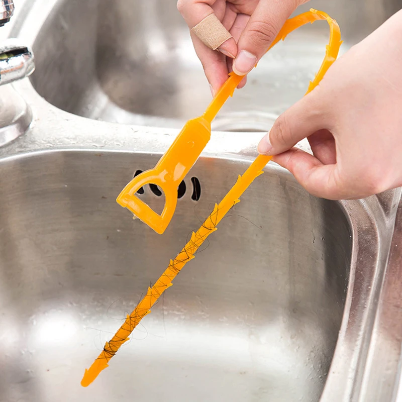 Sink cleaning hook bathroom floor drain sewer dredge device small tools