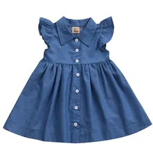 От 1 до 6 лет; джинсовое платье принцессы без рукавов для маленьких девочек; летнее платье; сарафан; вечерние, свадебные, пляжные, пышные платья; детская одежда