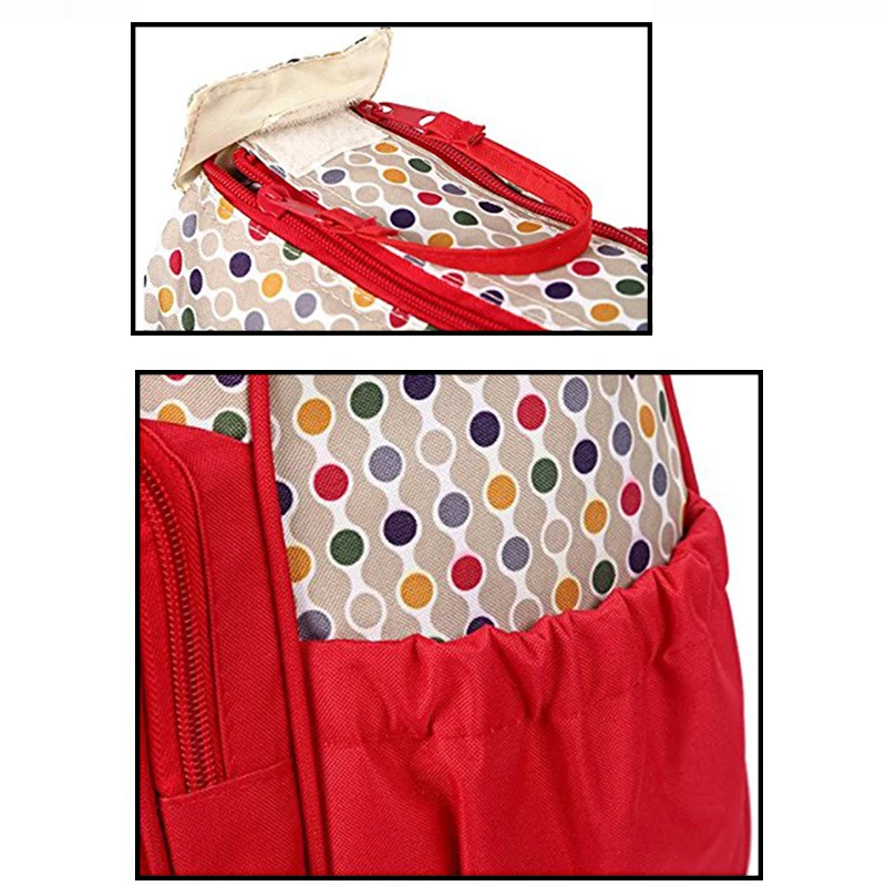 Набор 5 комплектов Мама сумка для детской бутылочки материнская карманная сумка/Сумочка для детской тележка коляска бутылочка для кормления матрас для еды honeyco