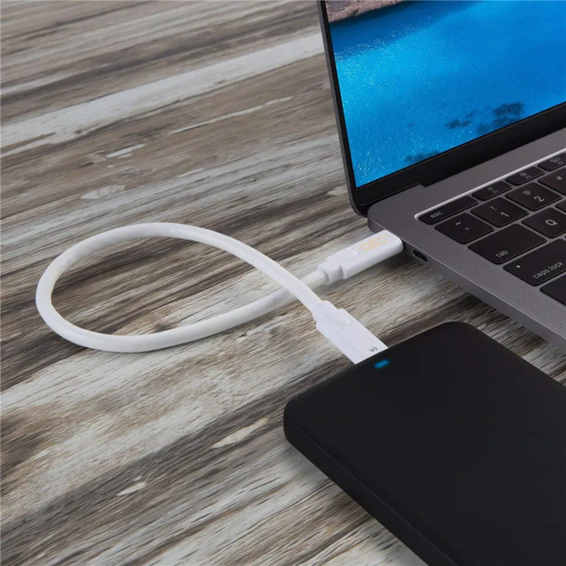 Кабель USB-C-USB-C Gen 2(100 Вт/5A) USB 3,1 10 Гбит/с type-C зарядный шнур совместимый MacBook 15 дюймов samsung T3 SSDPixel XL 2