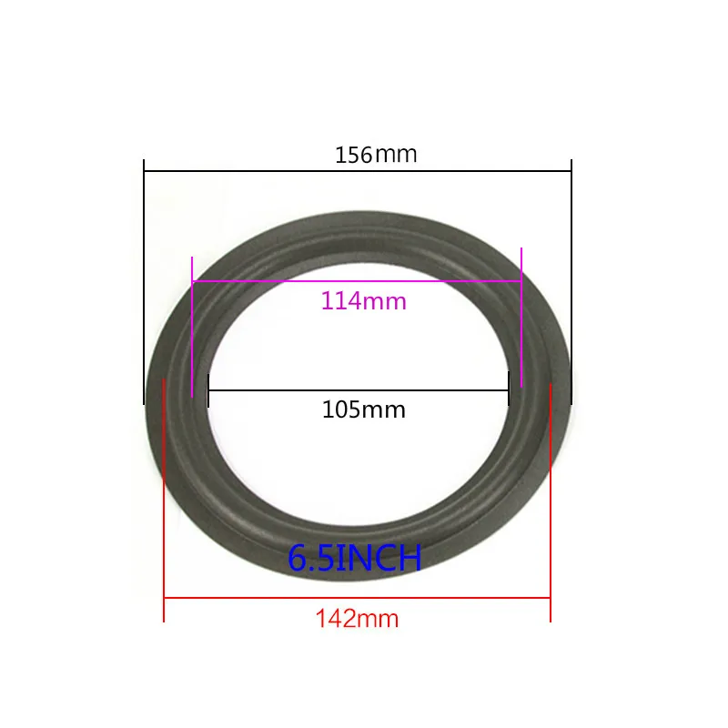 GHXAMP 2PCS Speaker Foam Repair Folding Edge Ring Subwoofer Speaker Repair Accessories DIY 5 INCH 6.5INCH 8 INCH 10 12 INCH