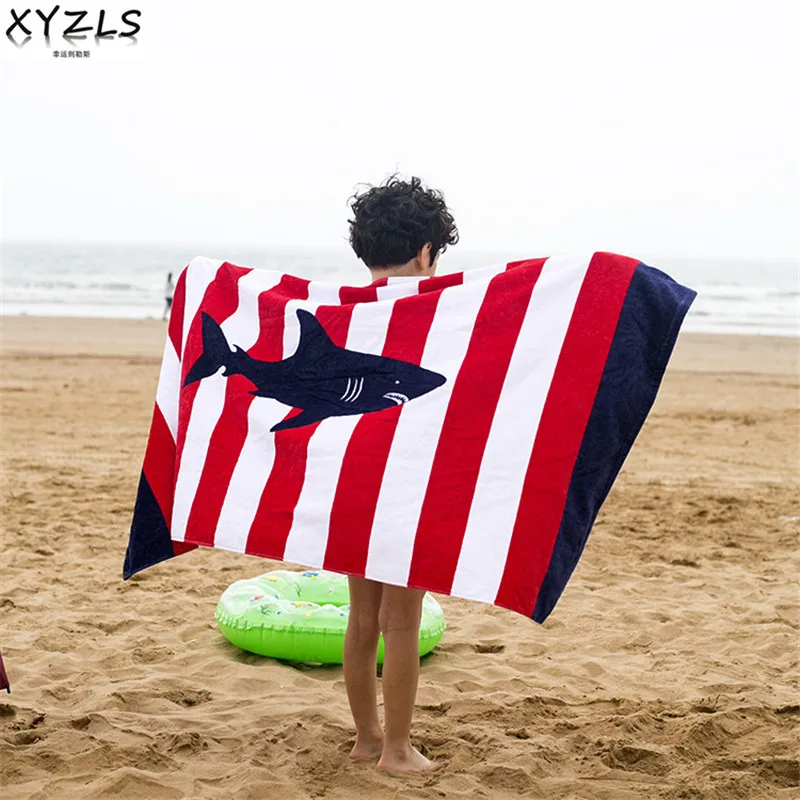 XYZLS хлопок для взрослых/детская пляжная Полотенца 160*80 см летний отдых на берегу моря купальное полотенце, быстро сохнет, пляжное полотенце с изображением героев мультфильмов