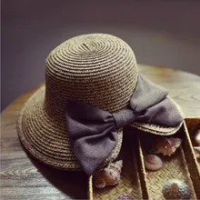 Модная элегантная атмосфера бант Сплит соломенная шляпа козырек шляпа Женская солнцезащитный крем для отдыха летняя Солнцезащитная шляпа
