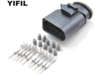

2/4/10pcs/lot 10 Pin/Way 1.5mm Auto Headlight Plug Headlamp Connector For AUDI VW Skoda VAG group 6X0 973 815 or 1J0 973 815